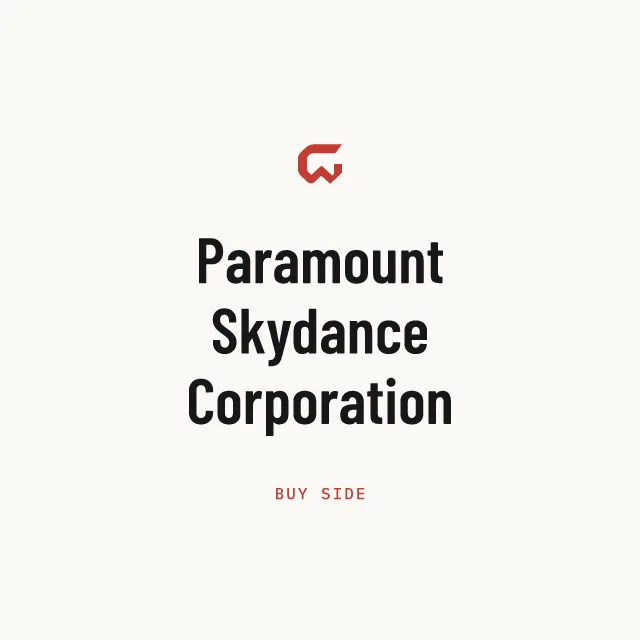 Buy side: Paramount Skydance Corporation