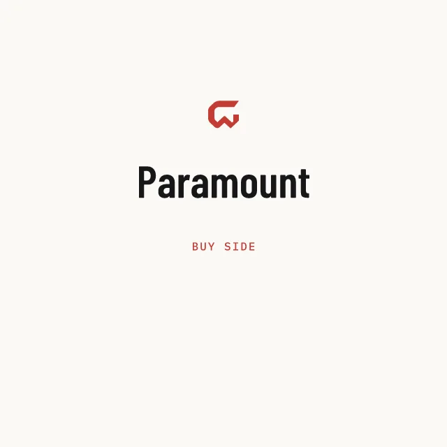 Buy side: Paramount