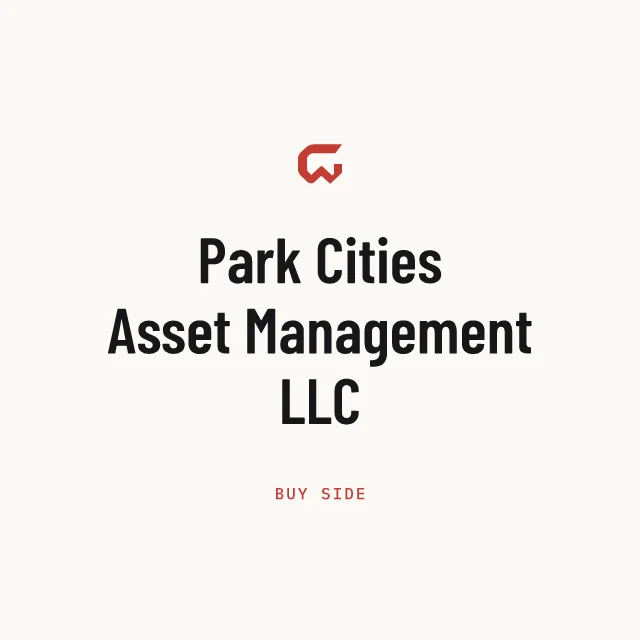 Buy side: Park Cities Asset Management LLC