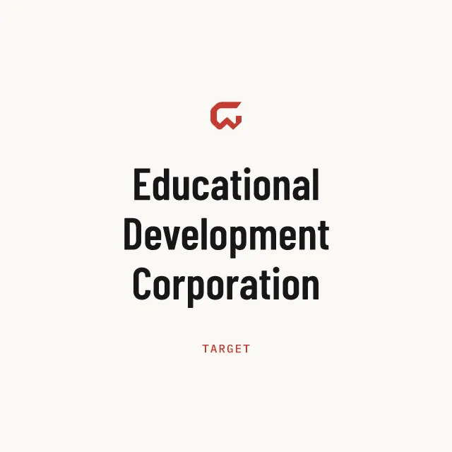Target: Educational Development Corporation