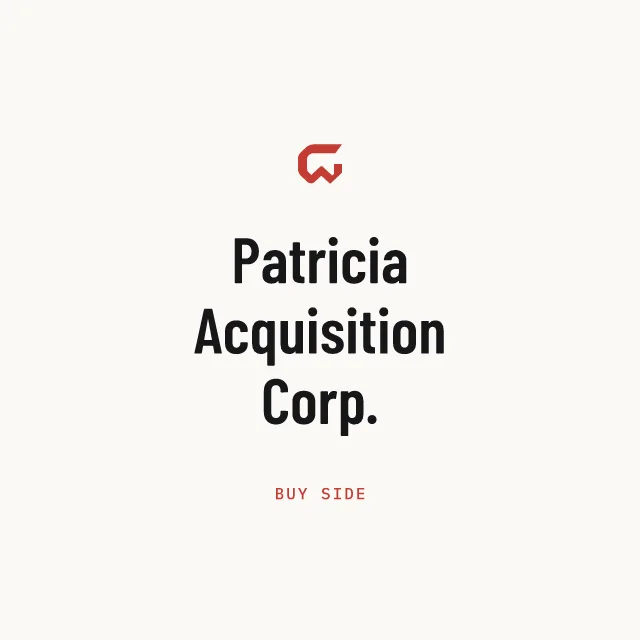 Buy side: Patricia Acquisition Corp.