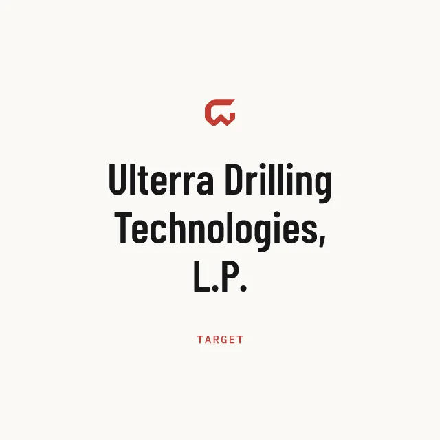 Target: Ulterra Drilling Technologies, L.P.