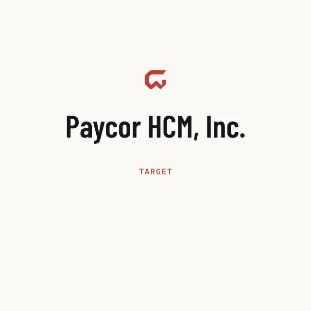 Target: Paycor HCM, Inc.