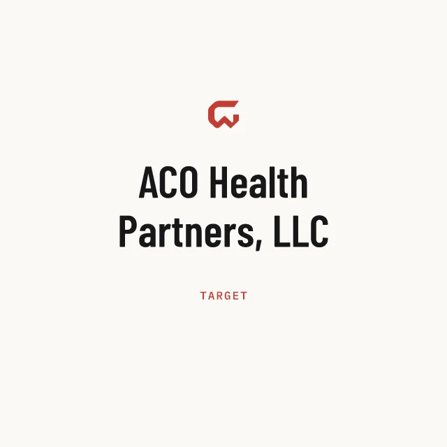 Target: ACO Health Partners, LLC