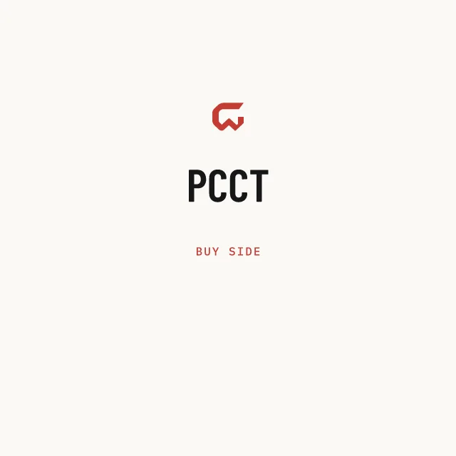 Buy side: PCCT