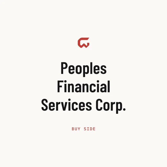 Buy side: Peoples Financial Services Corp.