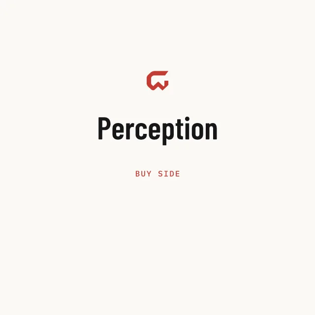 Buy side: Perception
