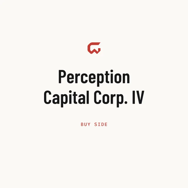 Buy side: Perception Capital Corp. IV