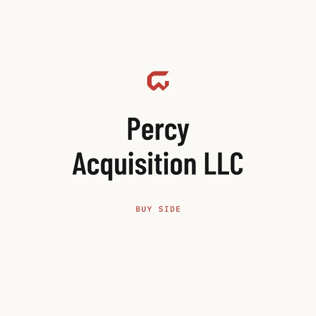 Buy side: Percy Acquisition LLC