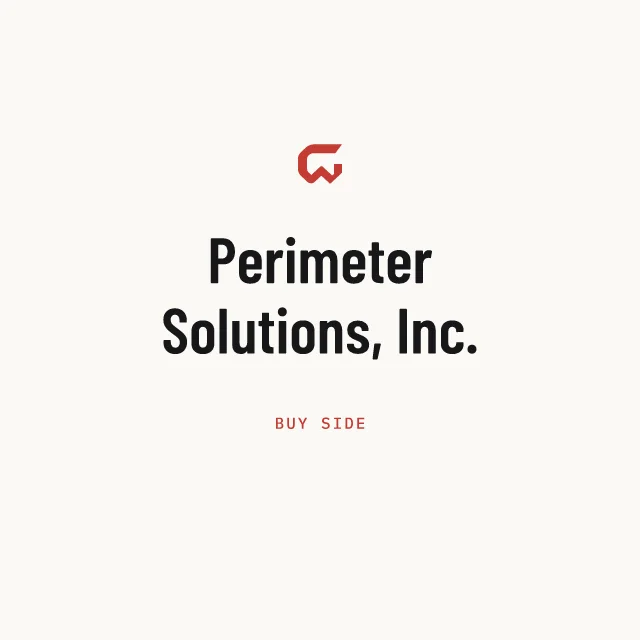 Buy side: Perimeter Solutions, Inc.