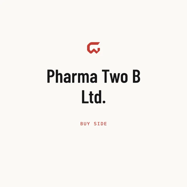 Buy side: Pharma Two B Ltd.