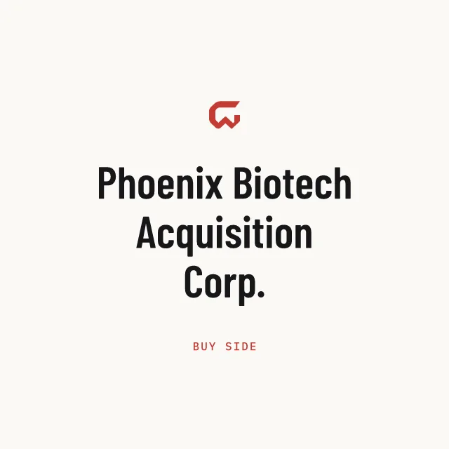 Buy side: Phoenix Biotech Acquisition Corp.