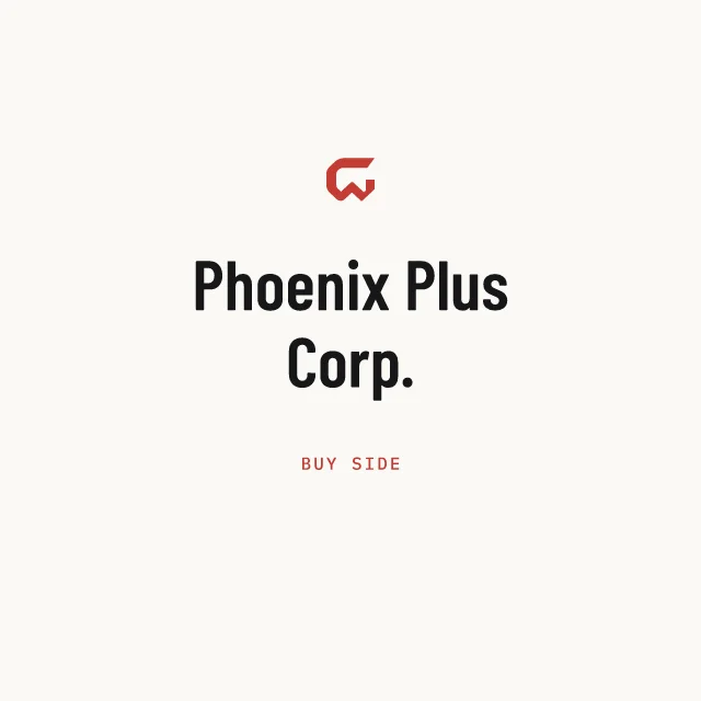 Buy side: Phoenix Plus Corp.