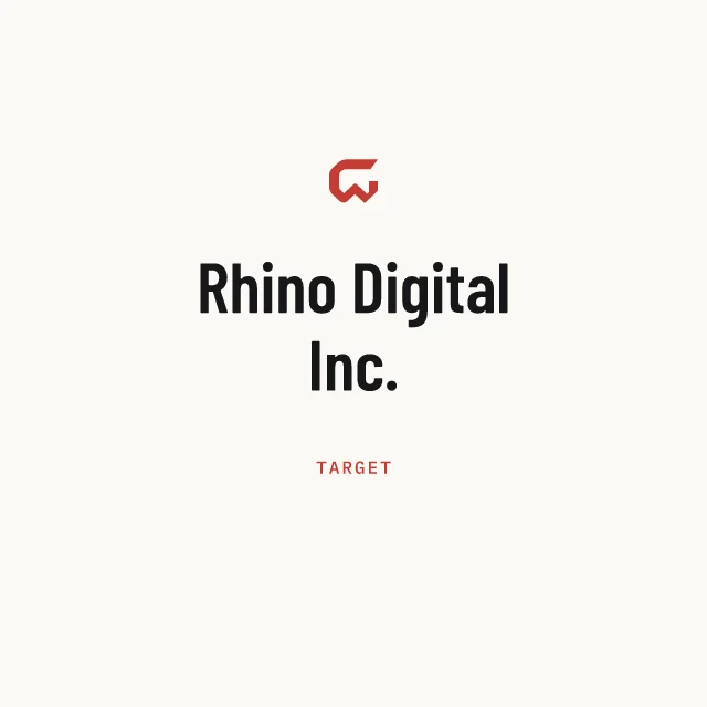 Target: Rhino Digital Inc.