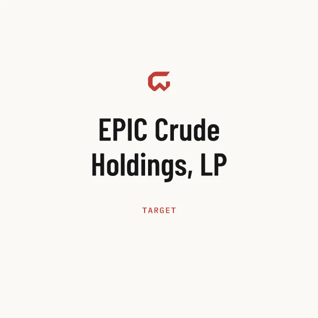Target: EPIC Crude Holdings, LP