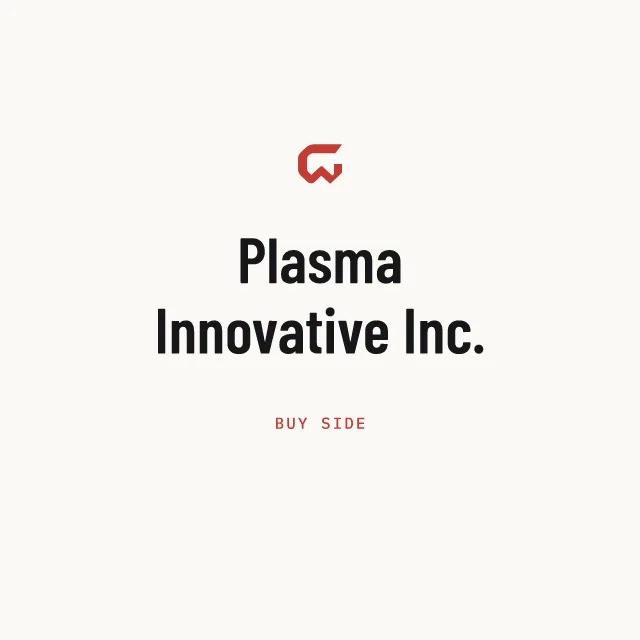 Buy side: Plasma Innovative Inc.