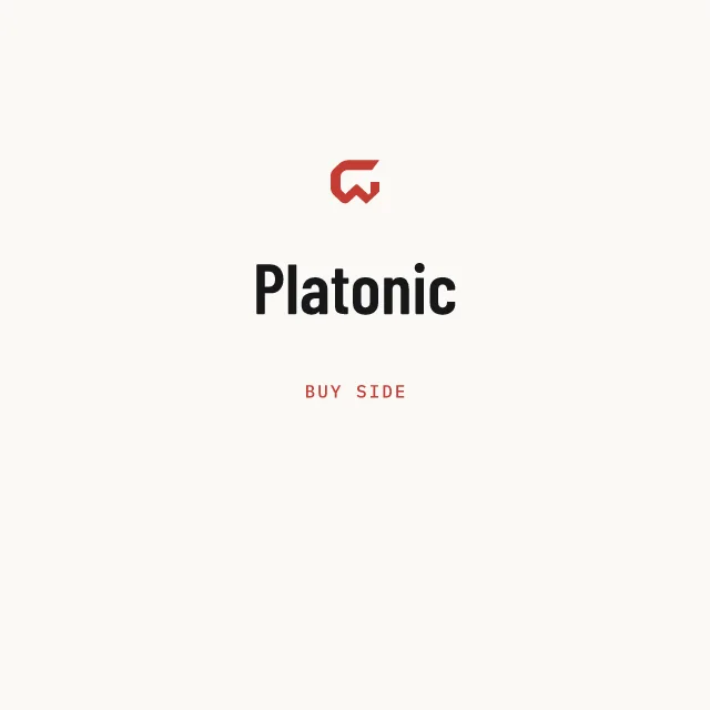 Buy side: Platonic