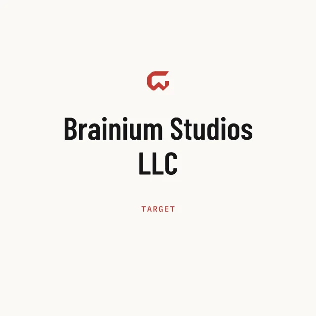 Target: Brainium Studios LLC