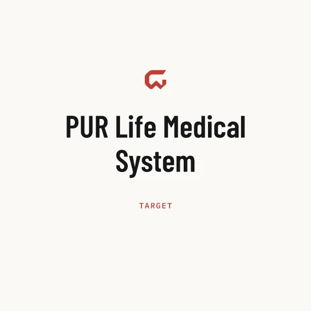 Target: PUR Life Medical System