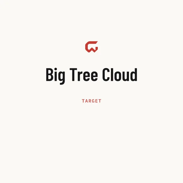 Target: Big Tree Cloud