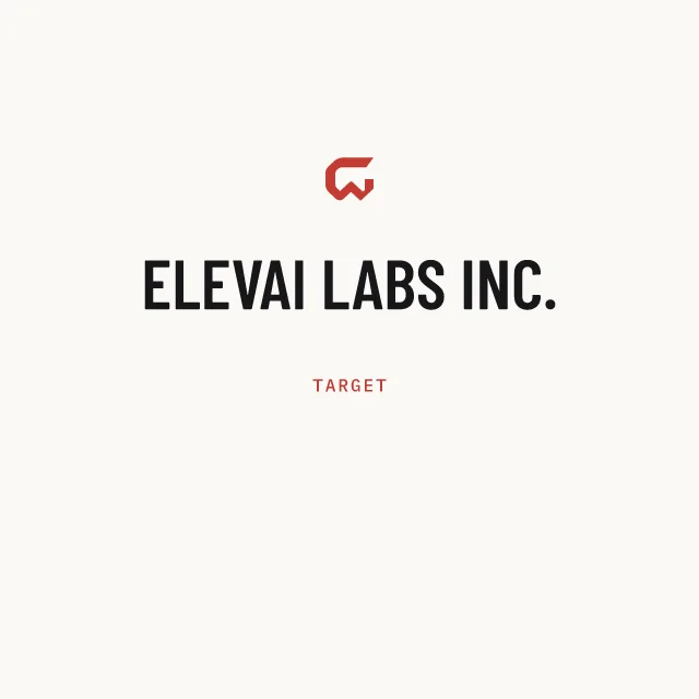 Target: ELEVAI LABS INC.