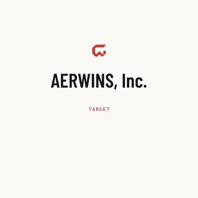 Target: AERWINS, Inc.