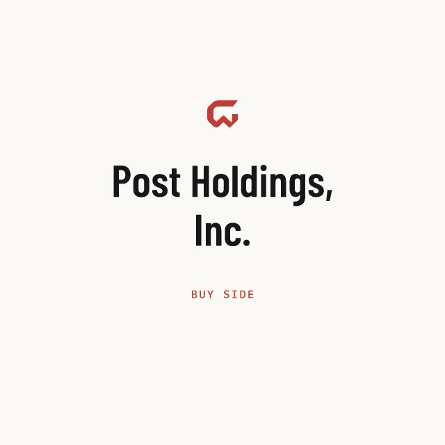 Buy side: Post Holdings, Inc.