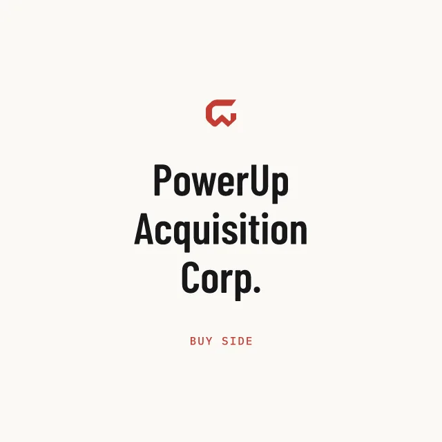 Buy side: PowerUp Acquisition Corp.