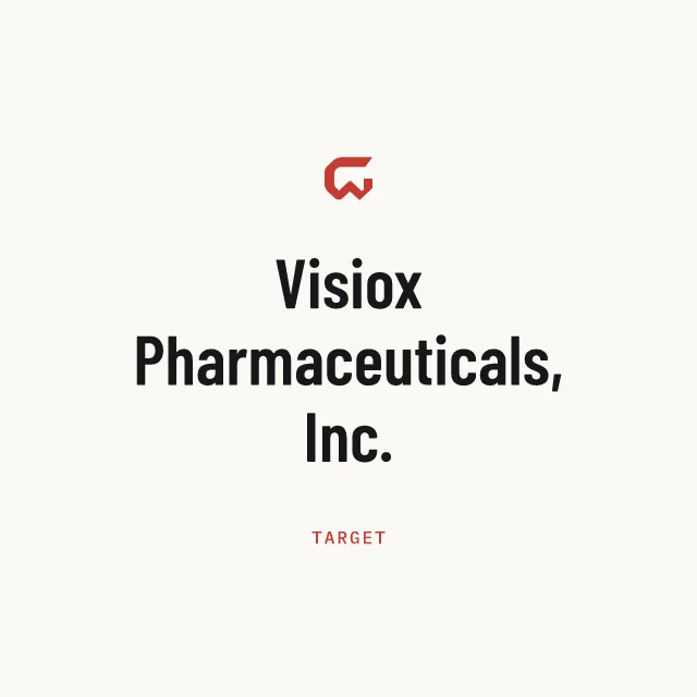 Target: Visiox Pharmaceuticals, Inc.