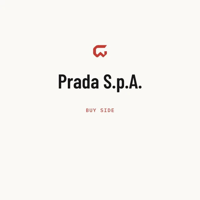 Buy side: Prada S.p.A.
