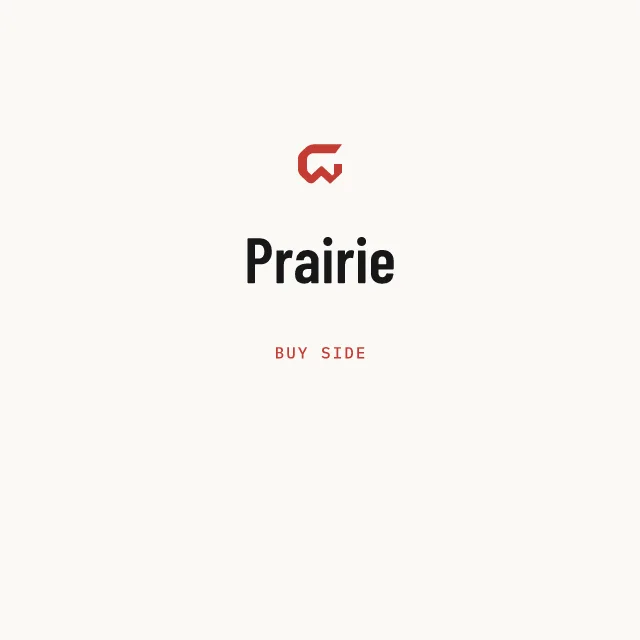 Buy side: Prairie