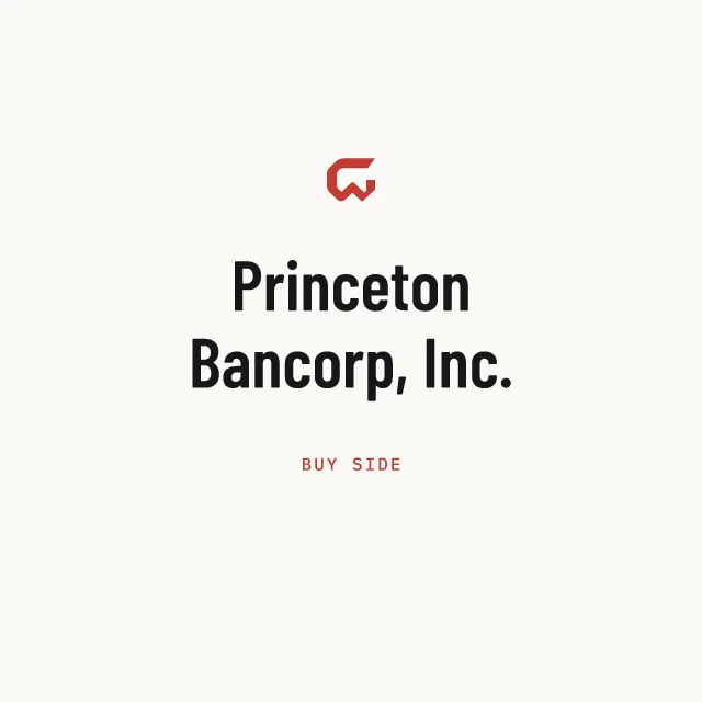 Buy side: Princeton Bancorp, Inc.