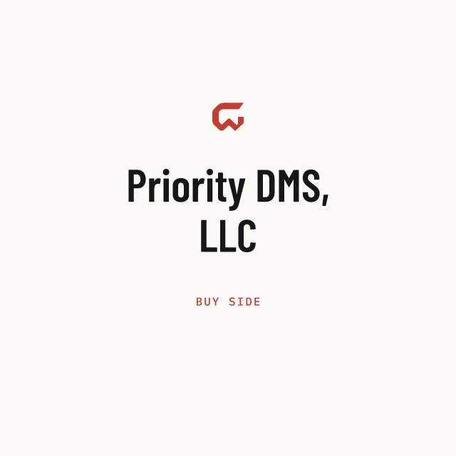 Buy side: Priority DMS, LLC