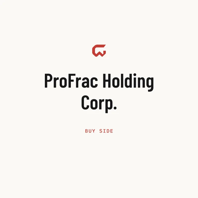 Buy side: ProFrac Holding Corp.