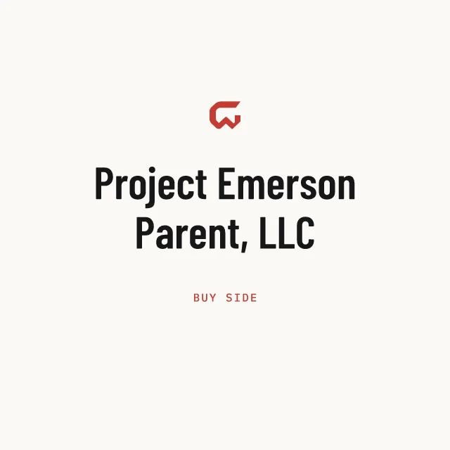 Buy side: Project Emerson Parent, LLC