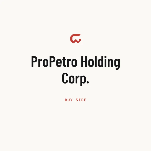Buy side: ProPetro Holding Corp.