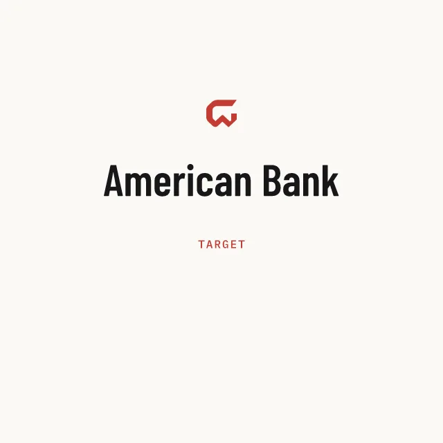 Target: American Bank