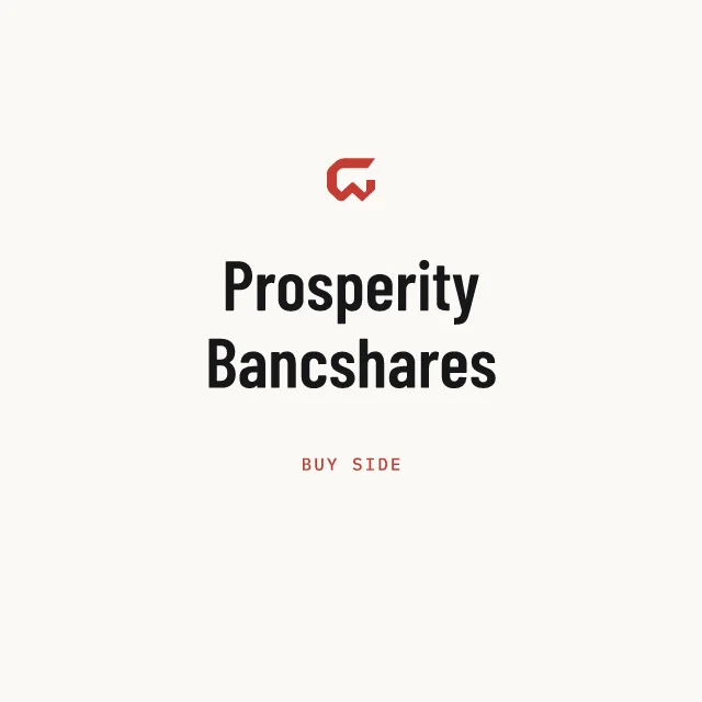 Buy side: Prosperity Bancshares