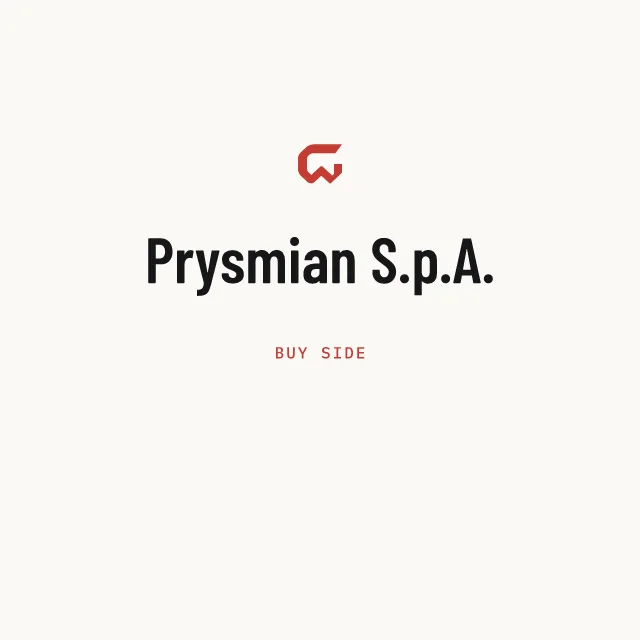 Buy side: Prysmian S.p.A.