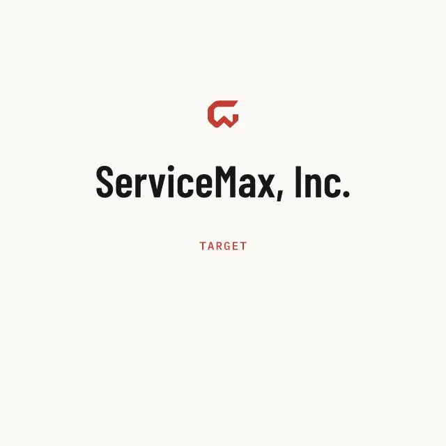 Target: ServiceMax, Inc.
