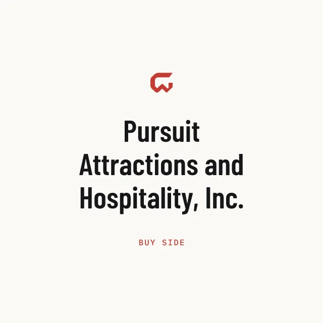 Buy side: Pursuit Attractions and Hospitality, Inc.