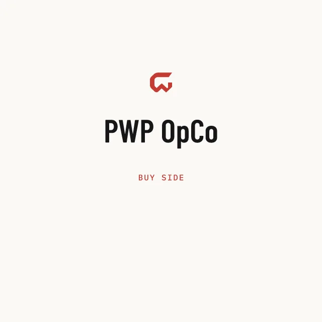 Buy side: PWP OpCo