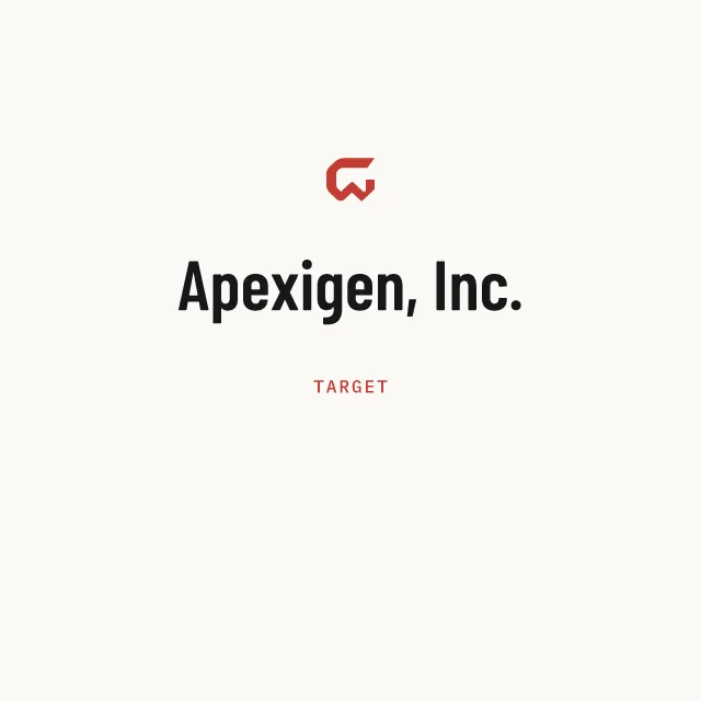Target: Apexigen, Inc.