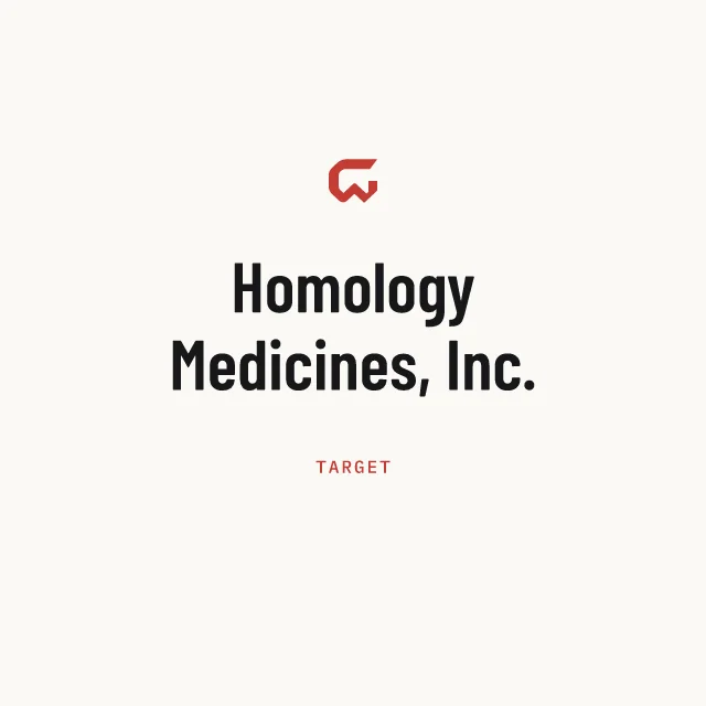 Target: Homology Medicines, Inc.