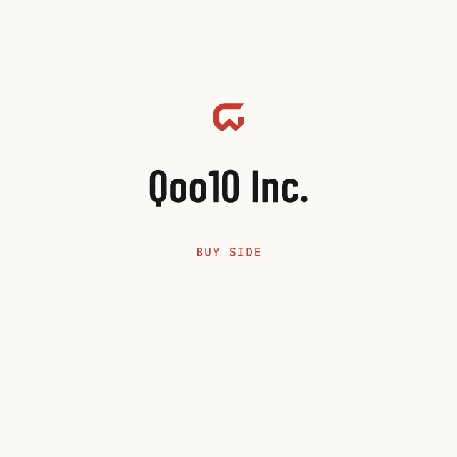 Buy side: Qoo10 Inc.
