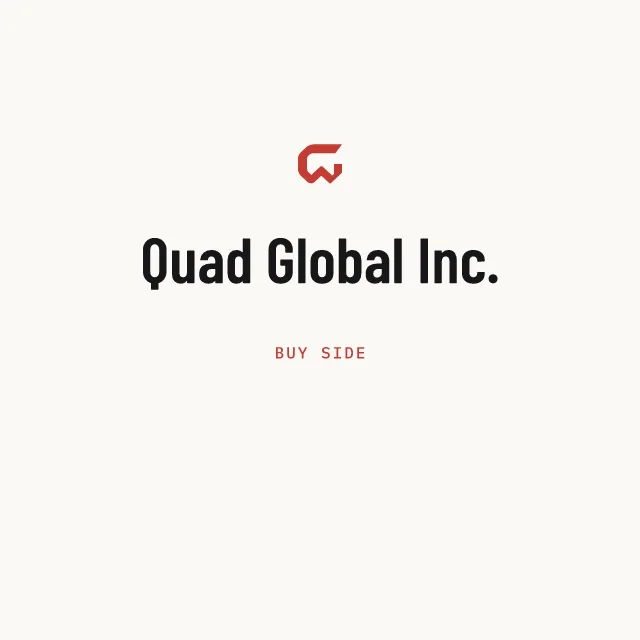Buy side: Quad Global Inc.