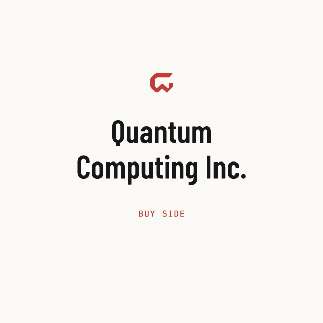 Buy side: Quantum Computing Inc.