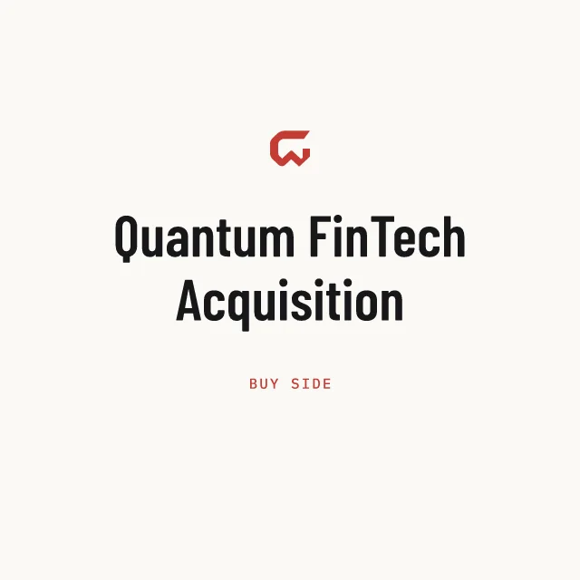 Buy side: Quantum FinTech Acquisition