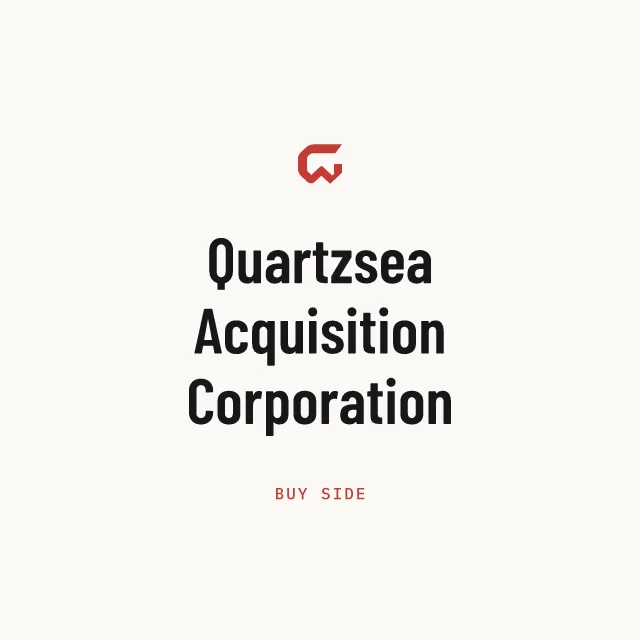 Buy side: Quartzsea Acquisition Corporation