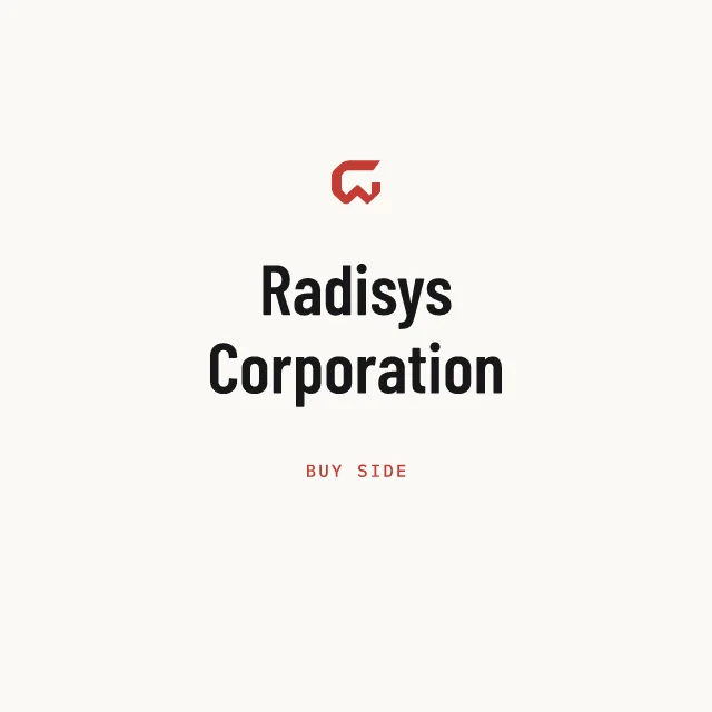 Buy side: Radisys Corporation